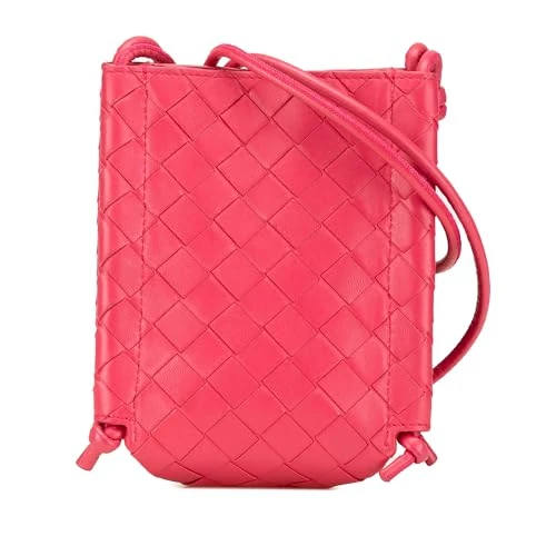 Pre-Loved Mini Nappa Intrecciato The Knot Crossbody Bag