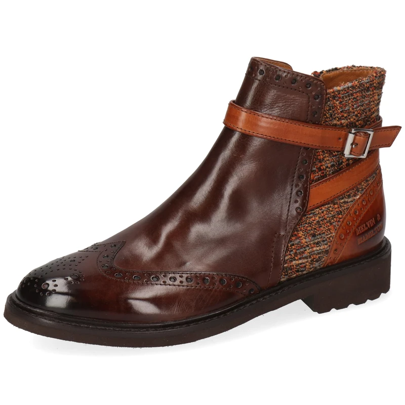 Melvin & Hamilton Women's Selina 25 Ankle Boot, Brown, 2.5 UK