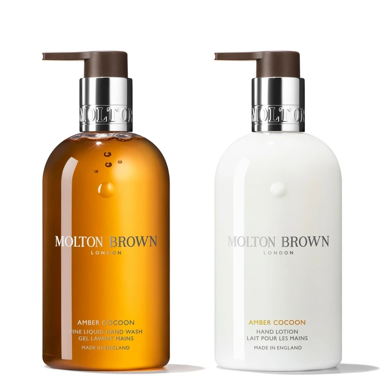Molton Brown Amber Cocoon Fine Liquid Hand Wash 300 ml & Hand Lotion 300 ml