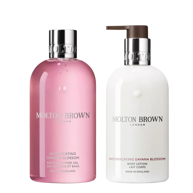 Molton Brown Intoxicating Davana Blossom Bath & Shower Gel 300 ml & Body Lotion 300 ml