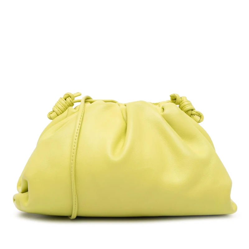 Bottega Veneta Pre-Loved Lambskin The Mini Pouch Crossbody