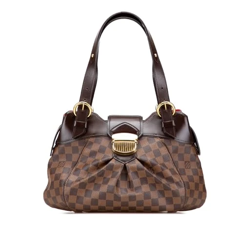 Louis Vuitton Pre-Loved Damier Ebene Sistina PM Shoulder Bag