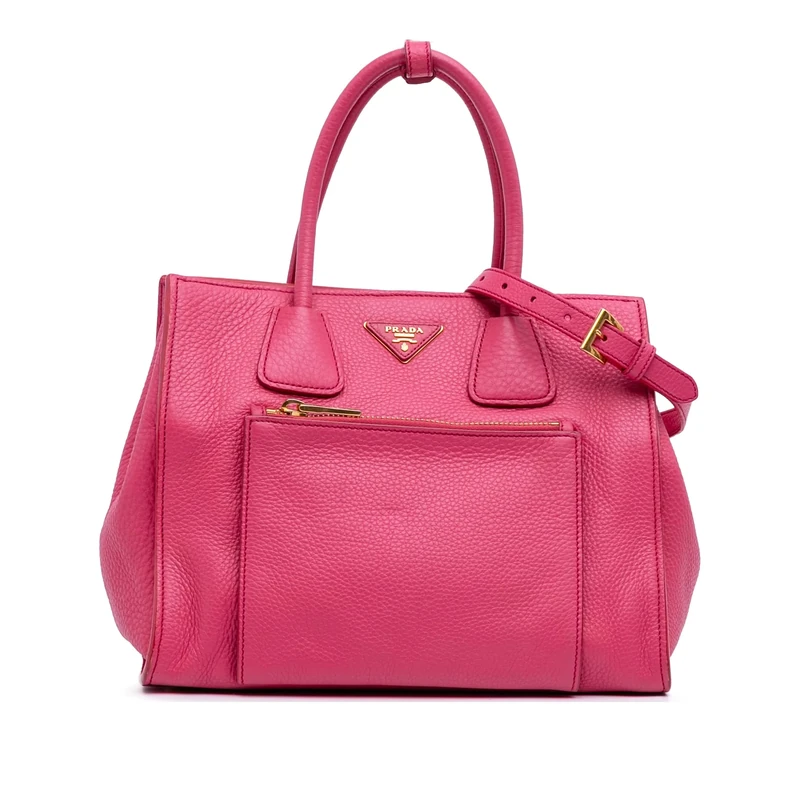 Prada Pre-Loved Vitello Phenix Shopping Tote