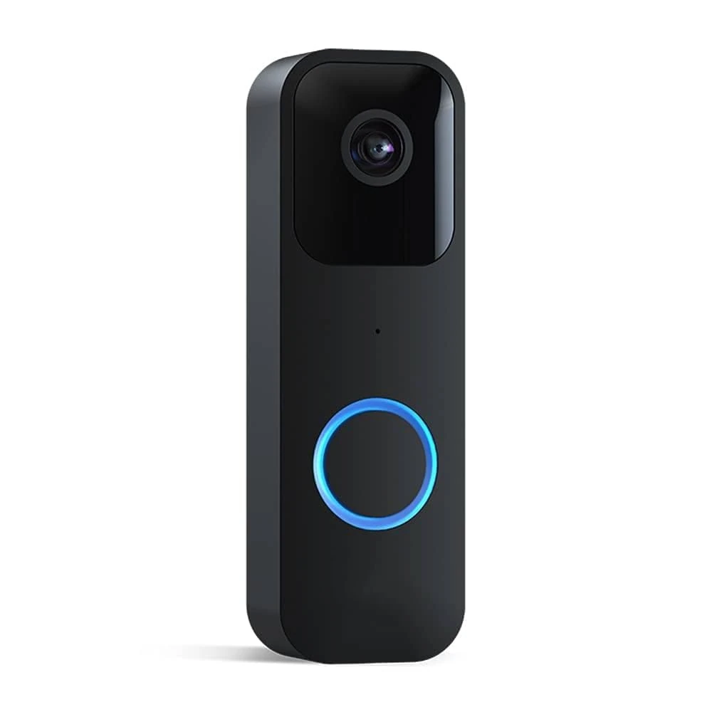 Blink Video Doorbell |(Newer Model) Two-way audio, HD video, long-lasting battery life, motion detection, chime app alerts, Works with Alexa (Black)