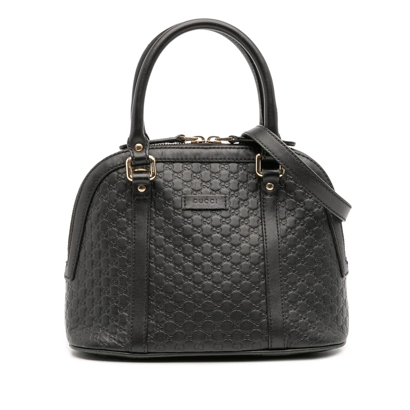Gucci Pre-Loved Mini Microguccissima Dome Satchel Handbag