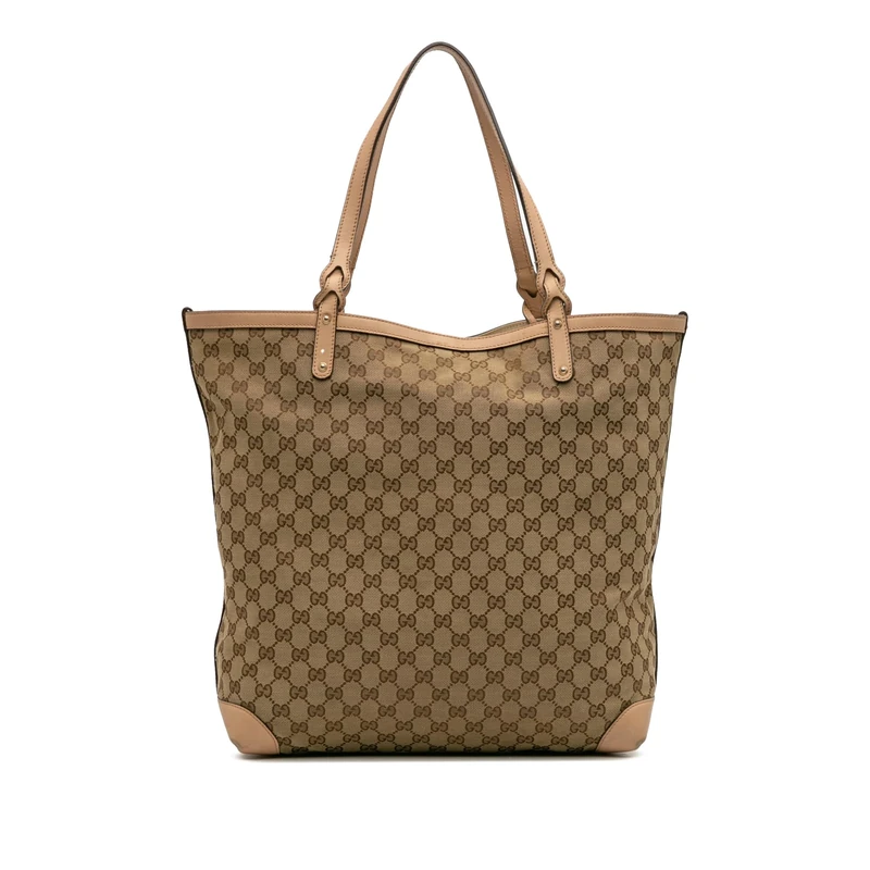 Gucci Pre-Loved GG Canvas Craft Tote