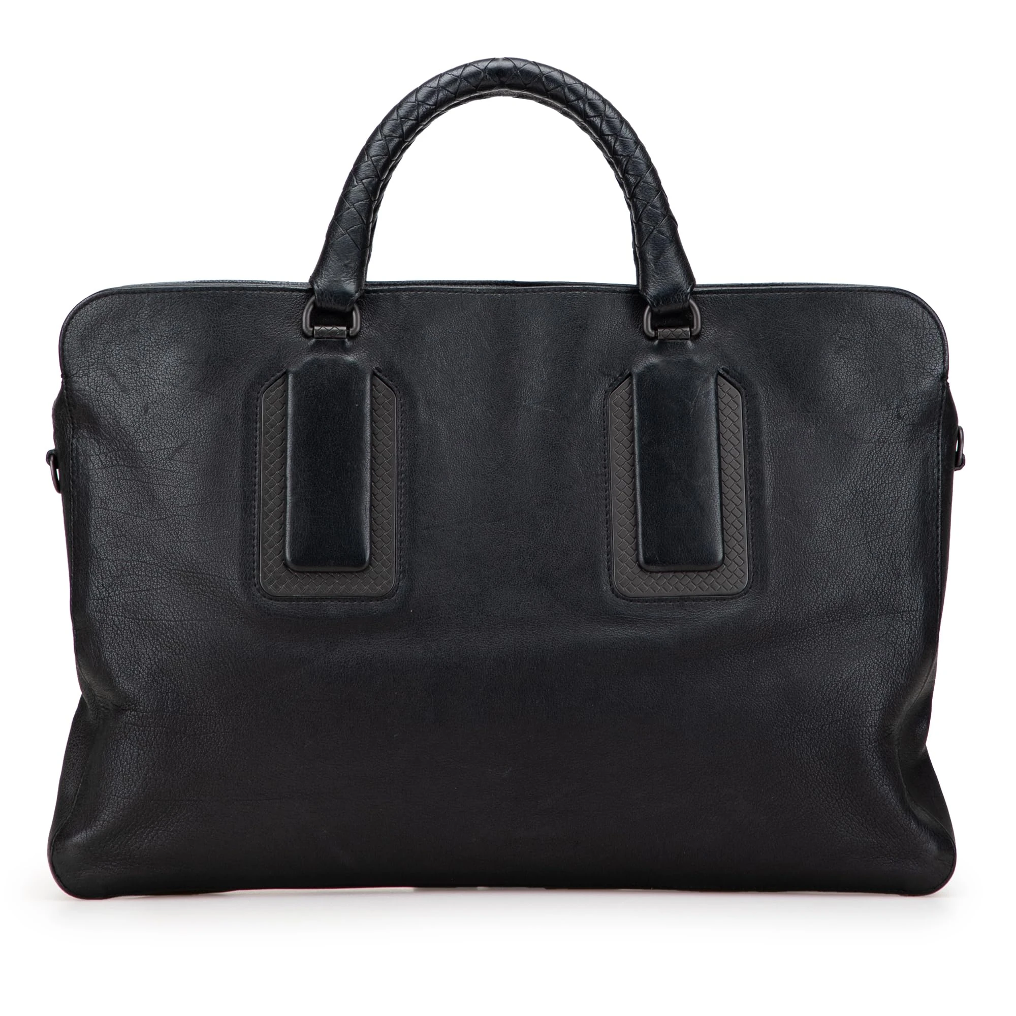 Bottega Veneta Pre-Loved Leather Briefcase