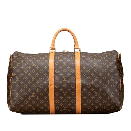 Louis Vuitton Pre-Loved Monogram Keepall Bandouliere 55 Handbag