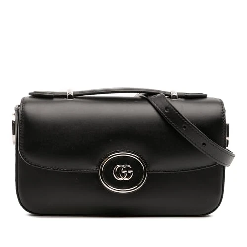 Gucci Pre-Loved Mini Leather Petite GG Satchel Handbag