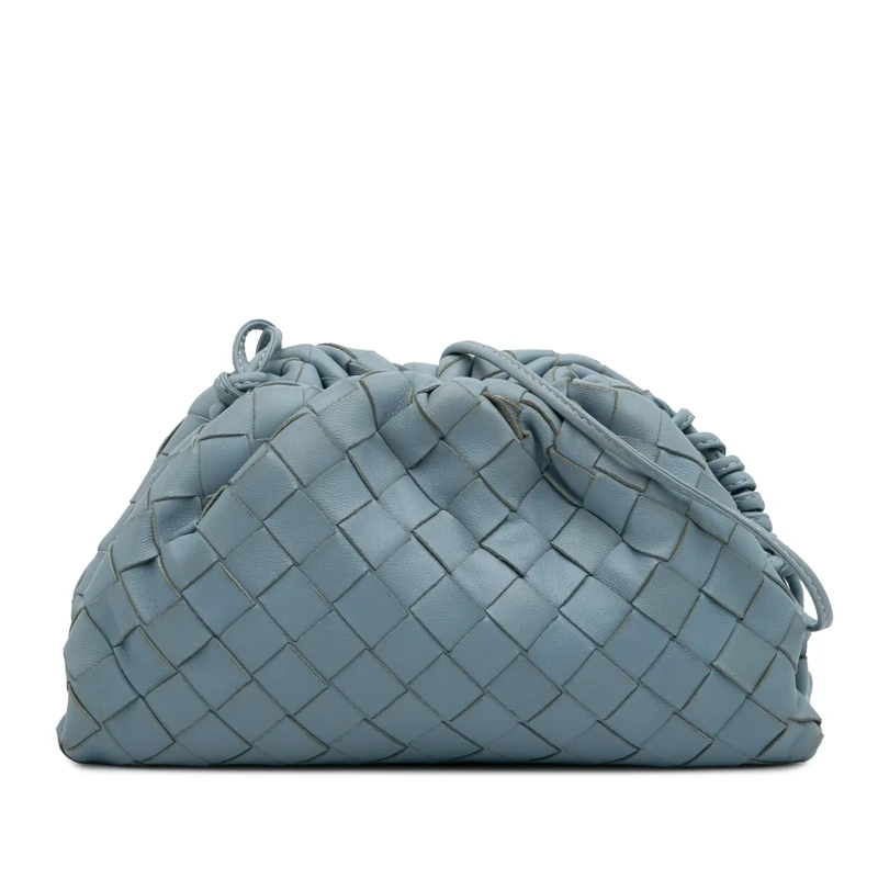 Bottega Veneta Pre-Loved Nappa Intrecciato The Mini Pouch Crossbody