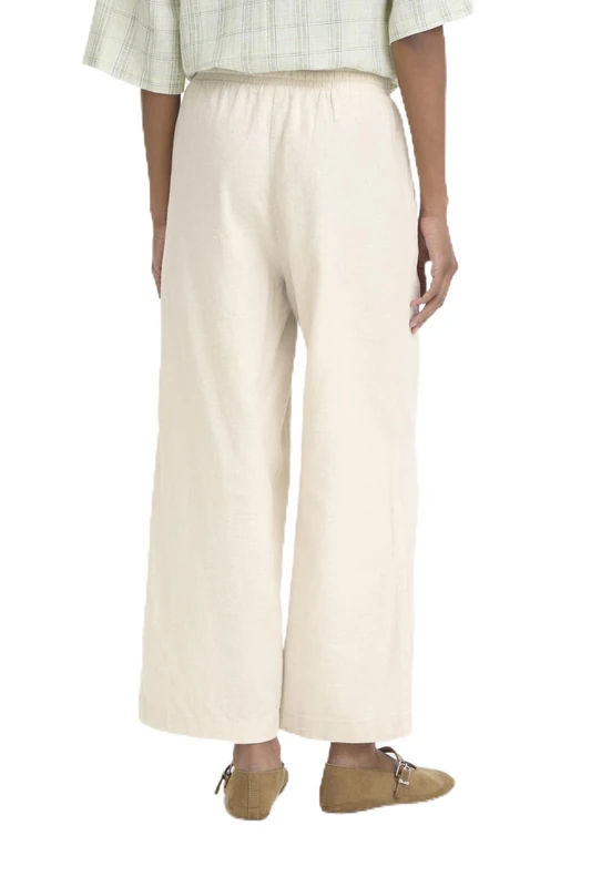 ICHI Women's Ihlinno Pa Cr Trouser, 204424/Natural Ecru, 8