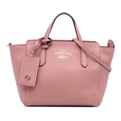 Pre-Loved Mini Leather Swing Satchel Handbag