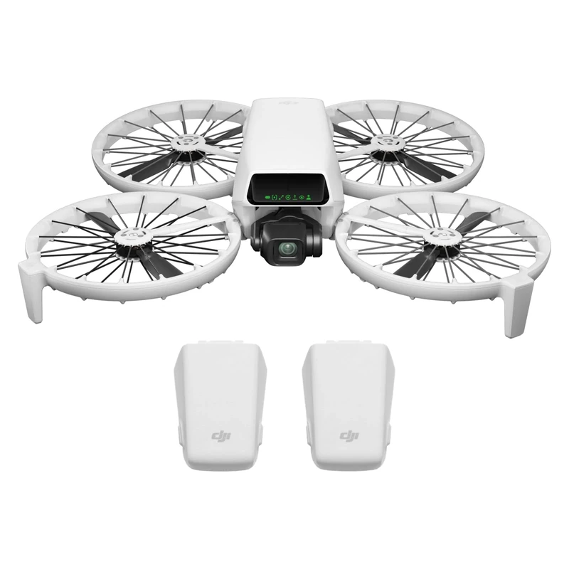 DJI Flip Two Battery Combo Without Screen Remote Controller, Drone With 4K UHD Camera for Adults, Palm Takeoff, Auto Return, Intelligent Flight, 2 Batteries