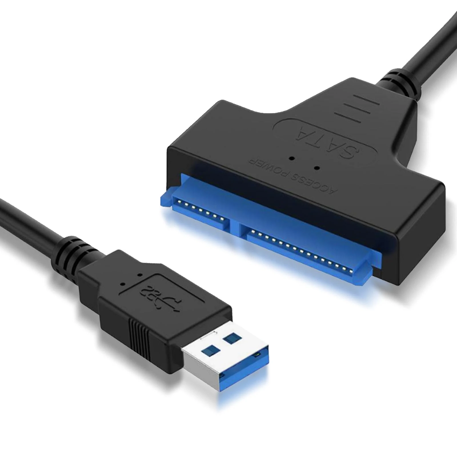 YIXINHE USB 3.0 to SATA III hard drive cable and restorer - portable, plug and play - suitable for high-speed data transfer of 2.5-inch SSD/HDD