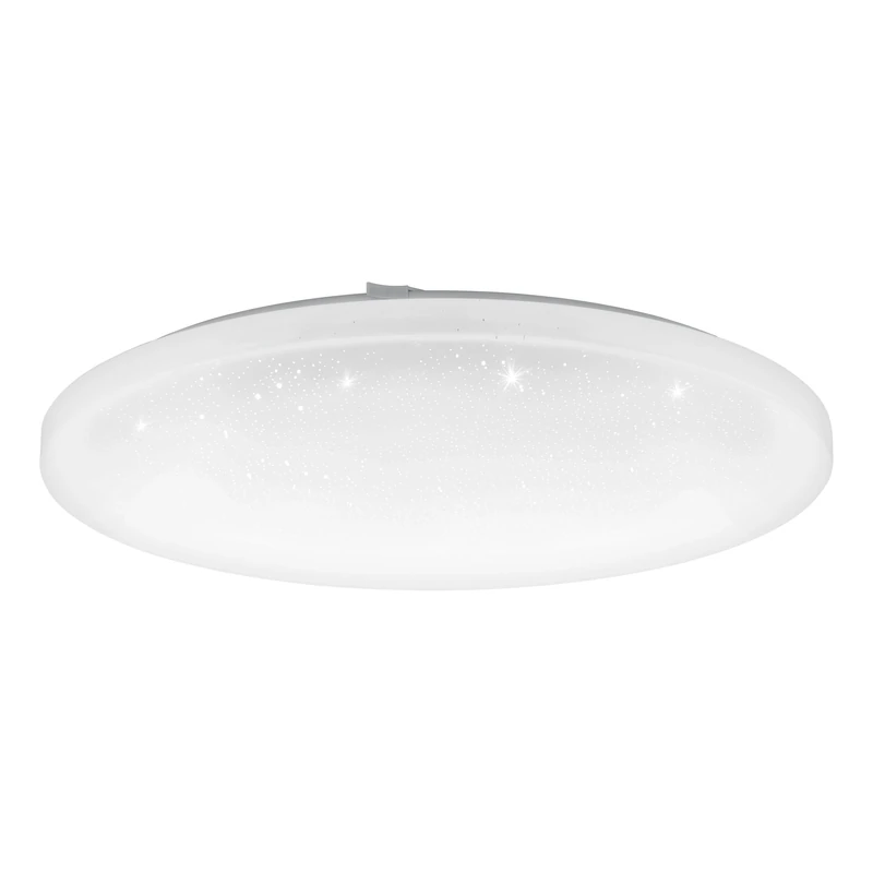 Eglo Connect.z Smart Home LED Ceiling Light Frania-Z, Crystal Effect lamp, ZigBee, app and Alexa Voice Control, Warm-Cool White, RGB, dimmable, White, Ø 50 cm