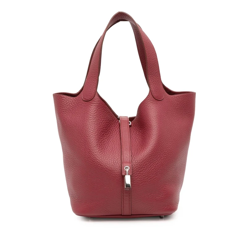 Hermès Pre-Loved Clemence Picotin Lock 22 Handbag