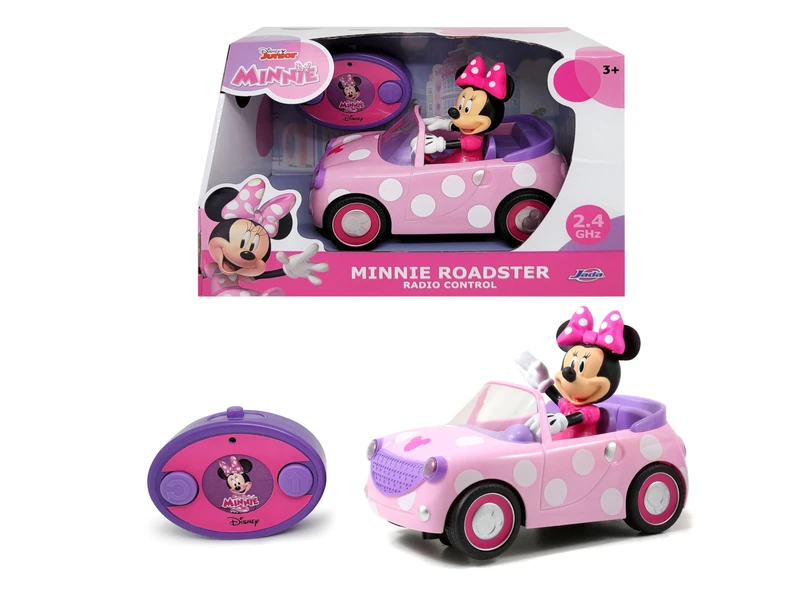 Jada Disney Minnie Mouse Roadster - Remote Control Car