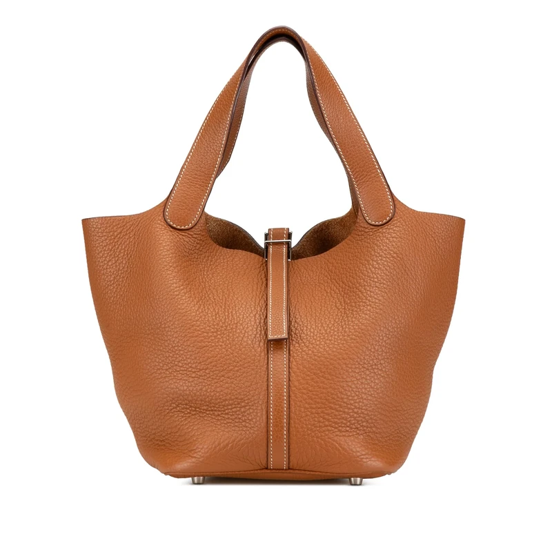 Hermès Pre-Loved Clemence Picotin 22 Handbag