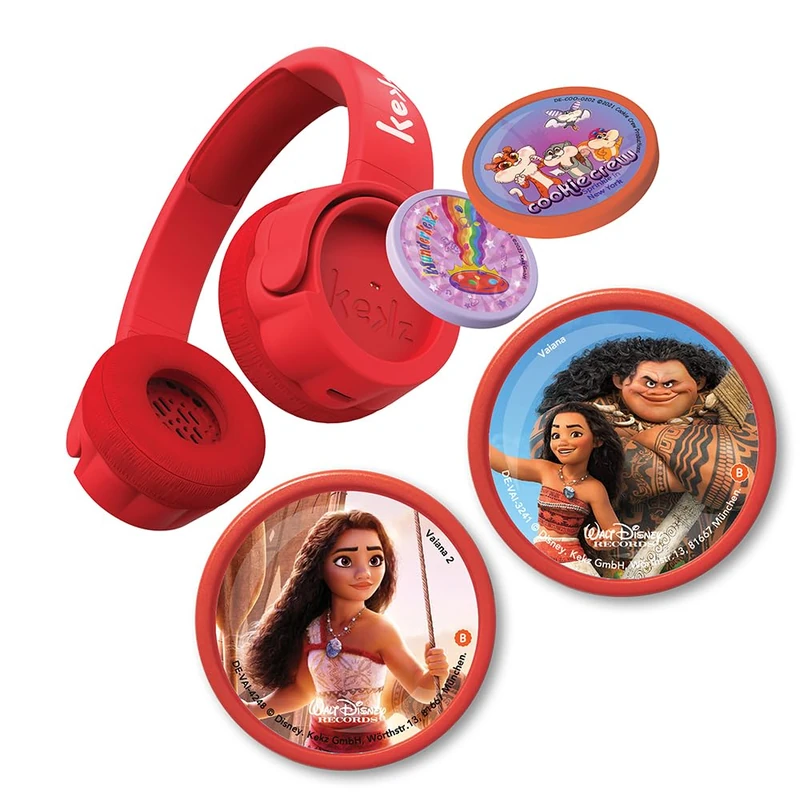 Kekz Vaiana Premium Starter Set - Red Cookie Earphones