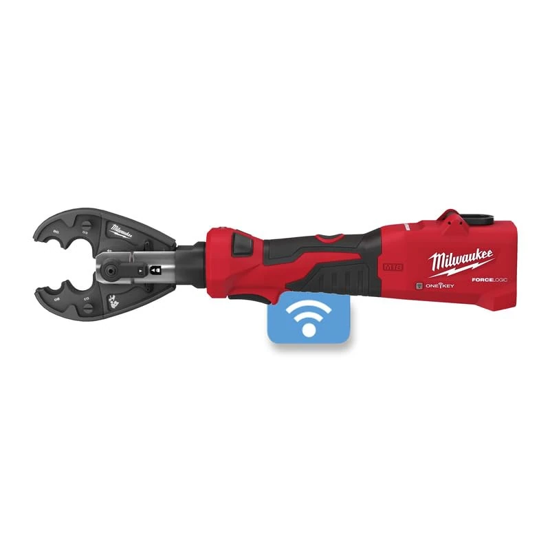 Milwaukee M18 ONEHUCT-202B 18V Brushless Force Logic ONE-Key Hydraulic Utility Crimper, 2X 2.0Ah Batteries, Charger & Tool Bag