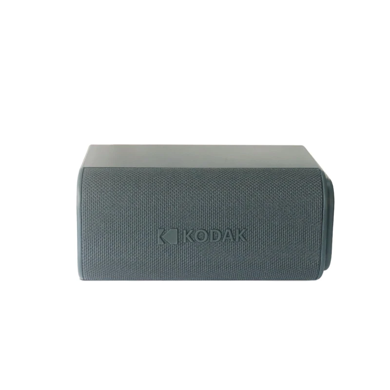 Kodak SoundBrix Plus Double Portable Bluetooth Speaker - Magnetic Connect up to 100 Wireless Speakers - 10W Powerful Bass Stereo Sound, 50m Range, 8H Play - Rechargeable Travel Speaker, Grooving Grey