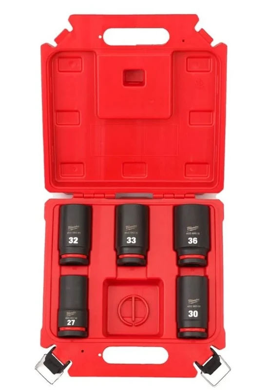 Milwaukee 4932498750 5 Piece SHW 3/4" Drive Deep Socket Set
