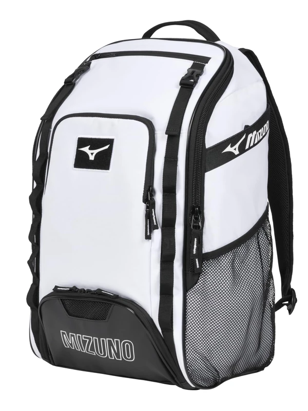 Mizuno Unisex Organizer 26 Baseball/Softball Backpack - White
