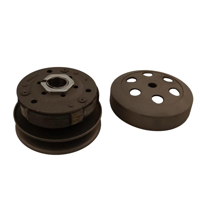 One by Camamoto Rear Torque Corrector Complete with Bell Ø107 mm and 3 Mass Clutch | Compatible with Yamaha, MBK Aerox/Bws/Jog/Neos, Aprilia, Beta 50 2T, Horizontal and Vertical Engine