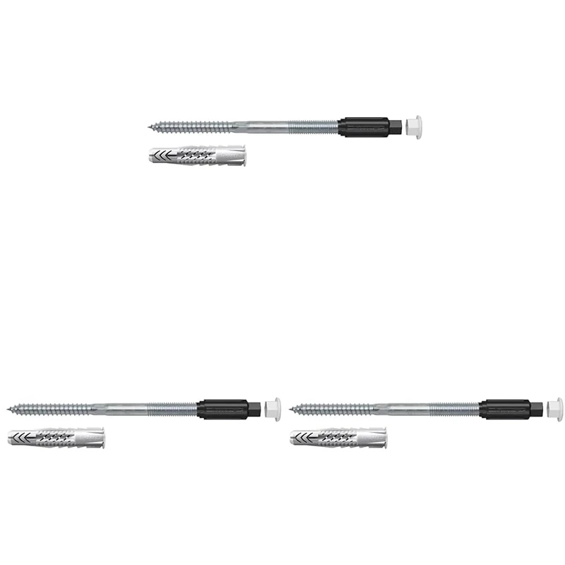 Fischer Thermax 8 and 10 Stand-Off Installation Set with Wall Plug 10/160 M10 (Pack of 3)