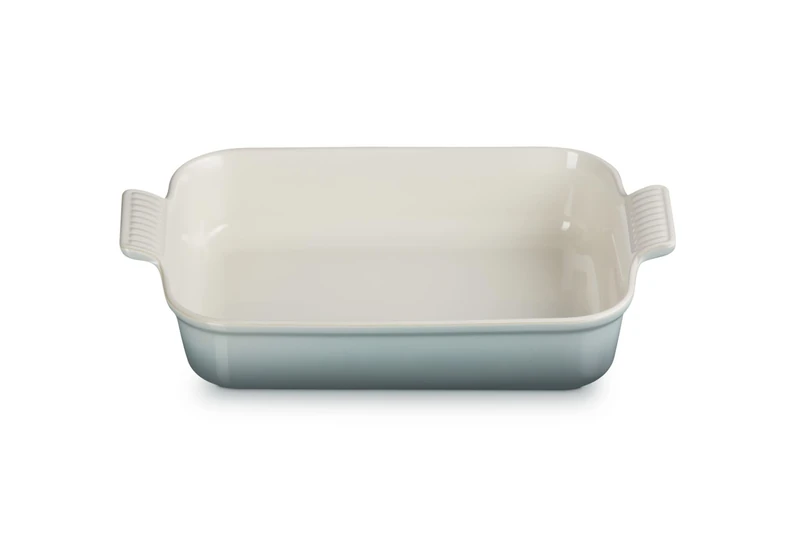 Le Creuset Heritage Rectangular Dish, Stoneware, 32 cm, 2.31 kg, Sea Salt