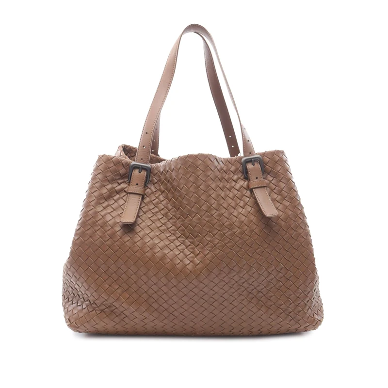 Bottega Veneta Pre-Loved Large Nappa Intrecciato Cesta Tote