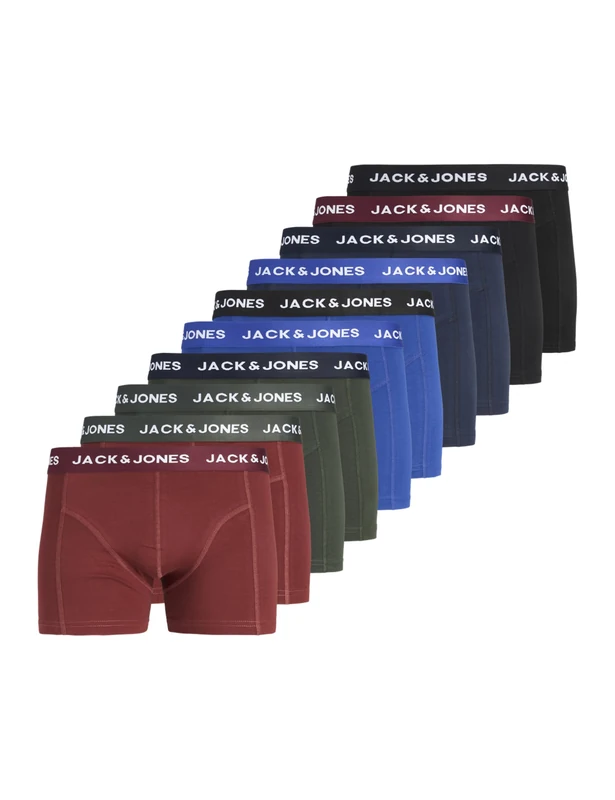 JACK & JONES Male Trunks Pack of 10, Rosin, XXL
