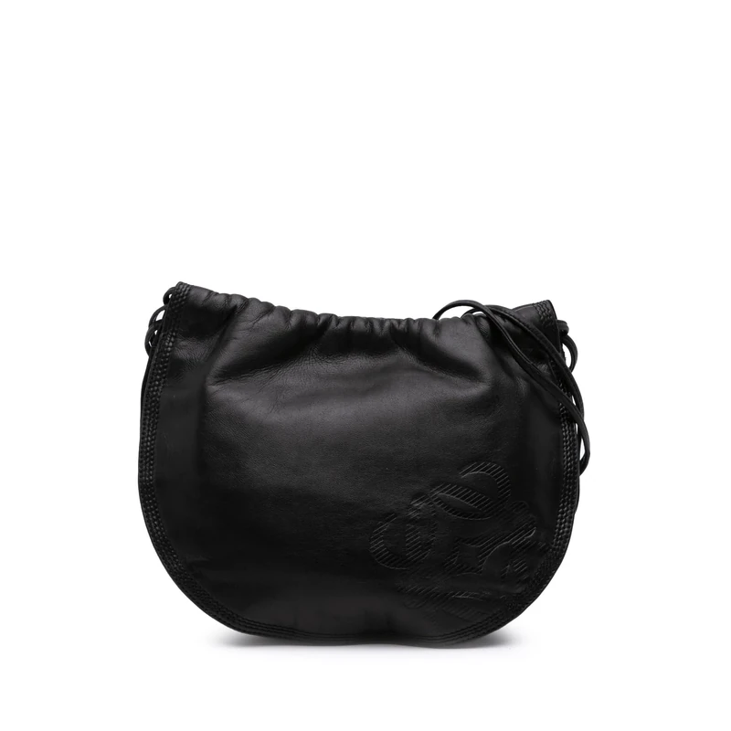LOEWE Pre-Loved Anagram Leather Crossbody Bag