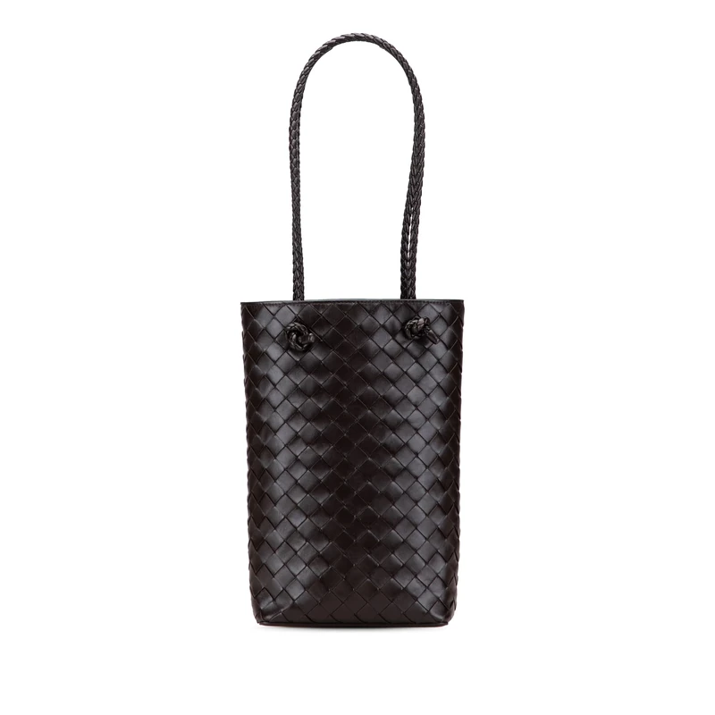 Bottega Veneta Pre-Loved Mini Nappa Intrecciato Tote Bag
