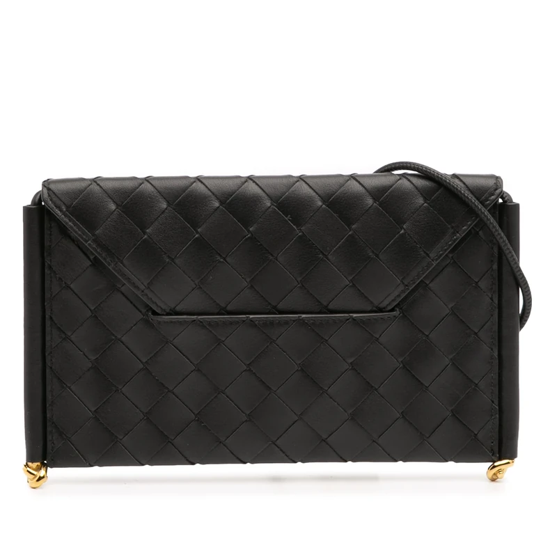 Bottega Veneta Pre-Loved Calfskin Intrecciato Solstice Phone Pouch Crossbody Bag - Image 1