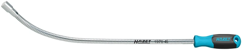 Hazet 1976-45 Magnetic Viewfinder 15mm Diameter 515mm Length Flexible Shaft Permanent Magnet Holding Force 44.1N 4500g Load Capacity Handle with Hanging Hole