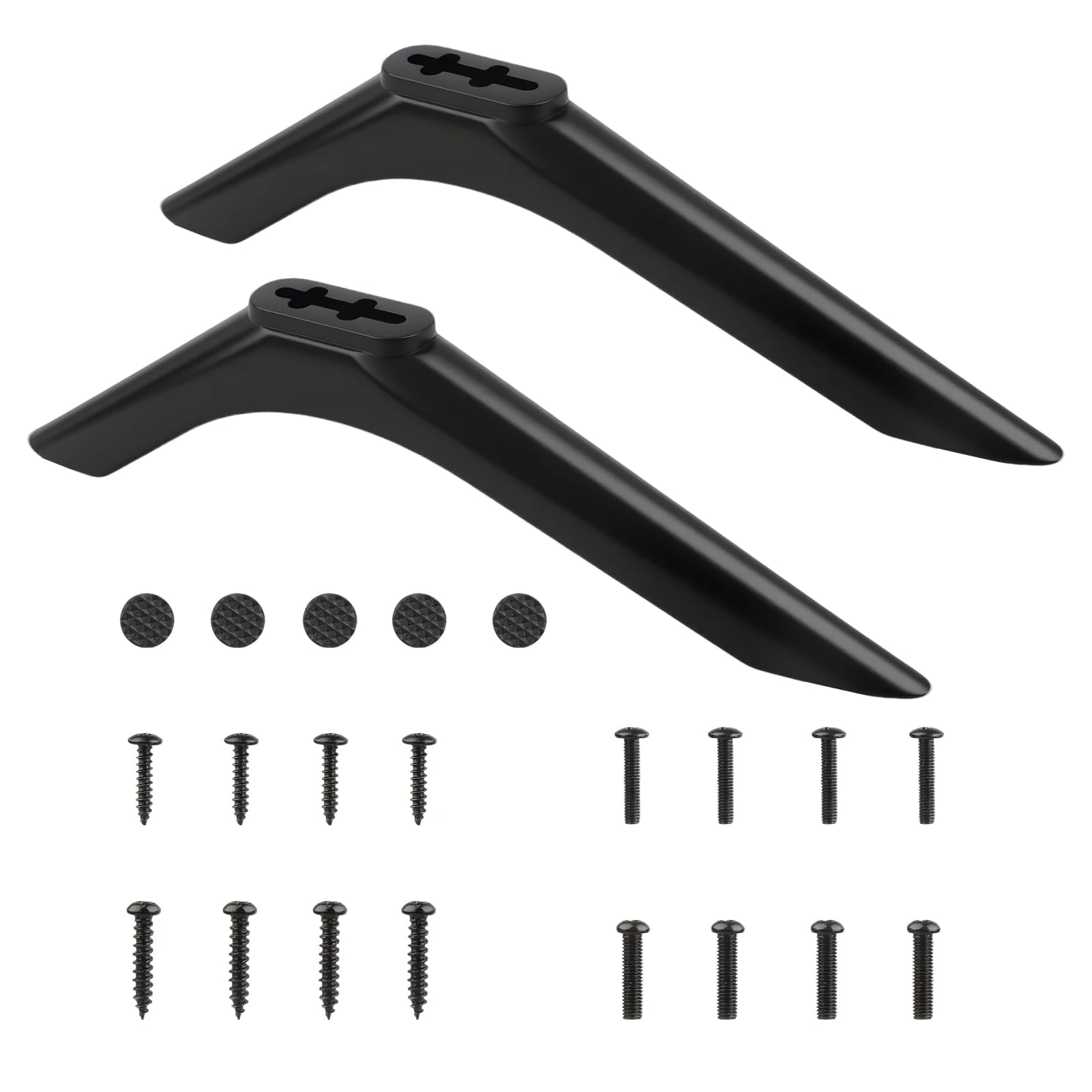 TV Stand Base Pedestal Feet for TCL 32-43 Inch Television Feet Compatible with Roku/Xiaomi/Sharp/Hisense/Roku Universal TV Base Pedestal Feet with Screws Anti-Scratch Pad Easy to Install