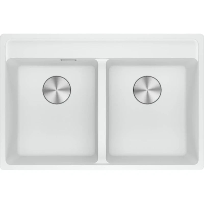 Franke 1140661678 - Fragranite Sink 2 Bowls 80 cm Polar White