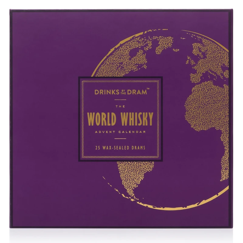 Drinks by the Dram World Whisky Advent Calendar - 25 x 3cl Wax-Sealed Drams of Handpicked Whisky - Adult Advent Calendar 2025 for Men and Women
