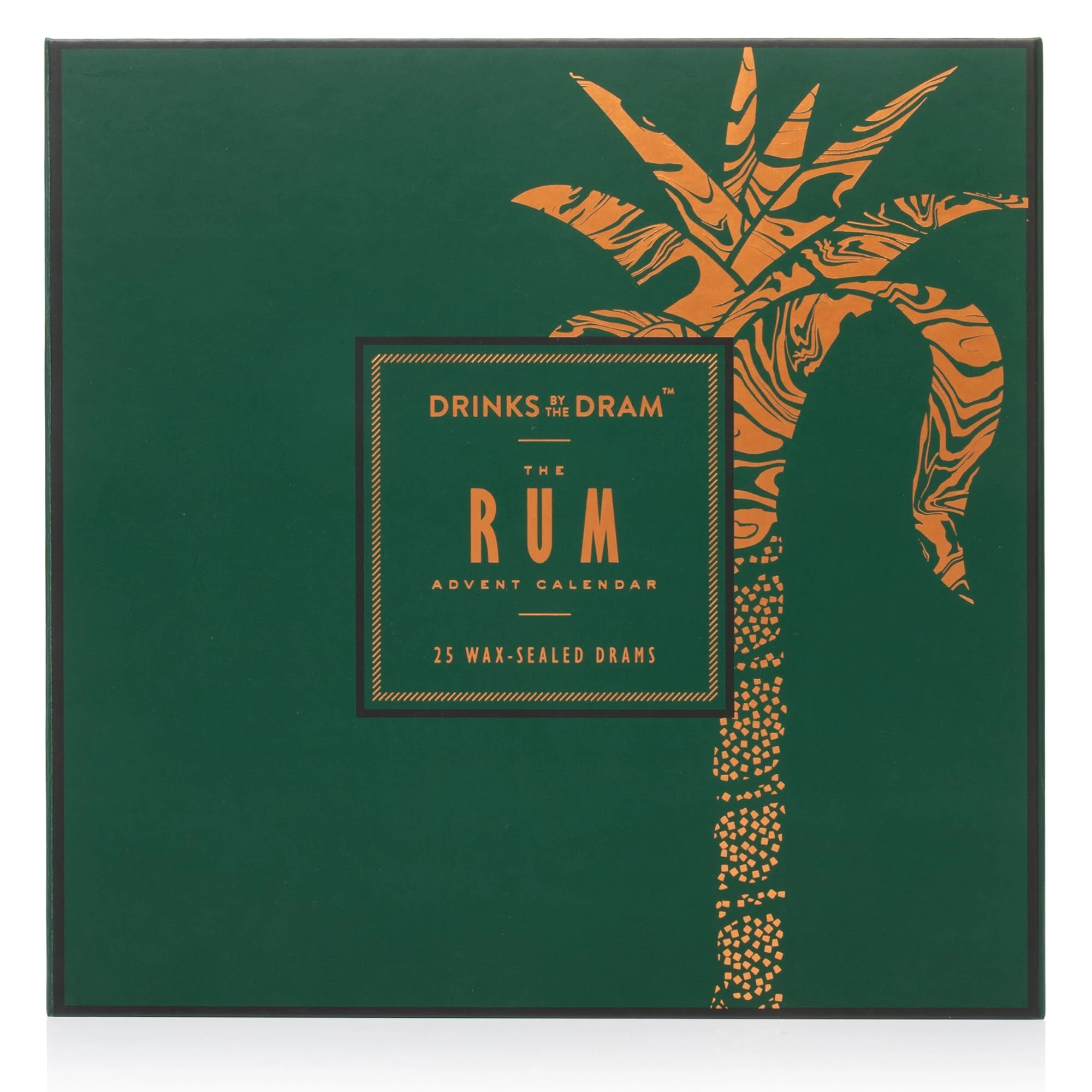 Drinks by the Dram Rum Advent Calendar - 25 x 3cl Wax-Sealed Drams of Handpicked Rum - Adult Advent Calendar 2025 for Men and Women