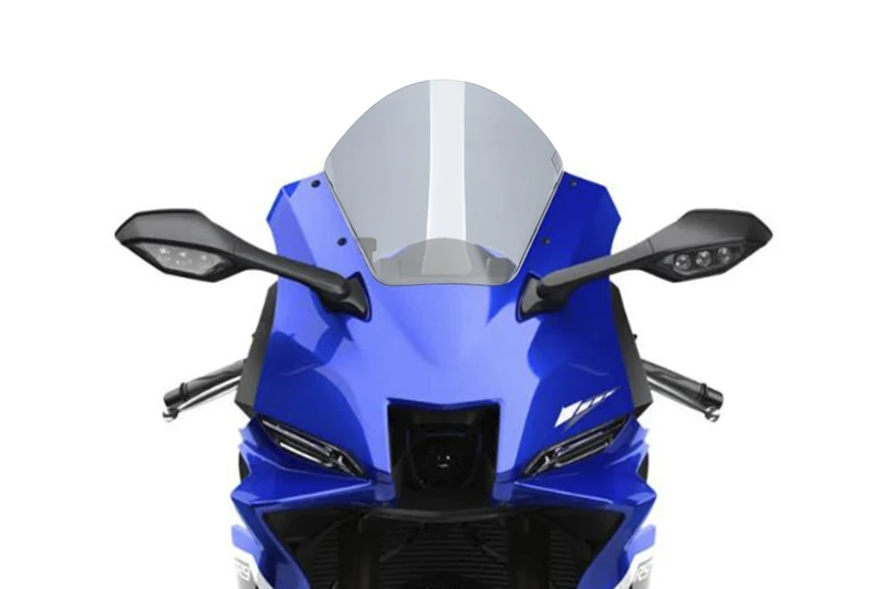 Puig 22285H R-Racer Windscreen, sport screen made of high-impact acrylic with aerodynamic design, wind tunnel tested and TÜV certified, Smoke