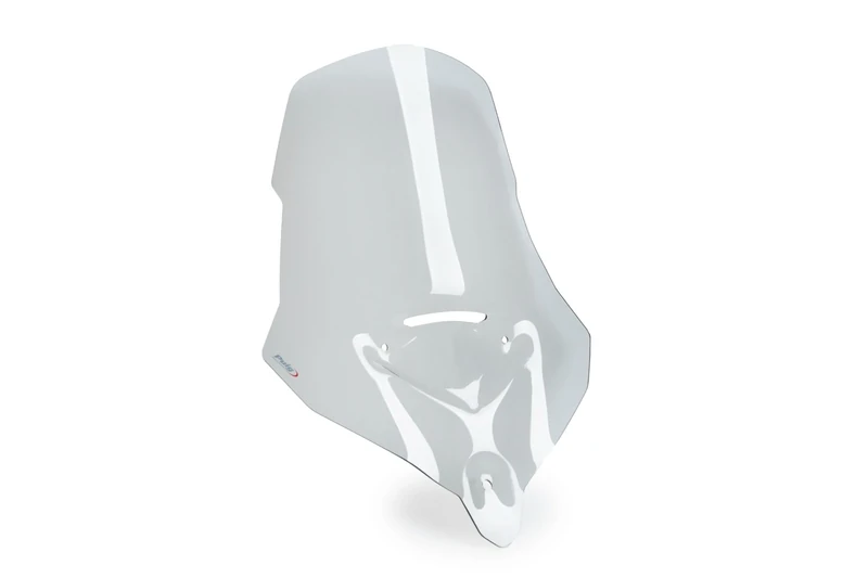 Puig 22521W Touring Windscreen, 4 mm acrylic screen with aerodynamic design, rounded edges, UV protection, TÜV approved and easy mounting without mechanic, Clear