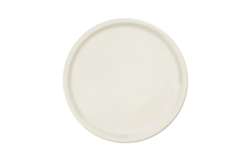 Excelsa White Home Set of 6 Pizza Plates, White Porcelain, 30.5 cm