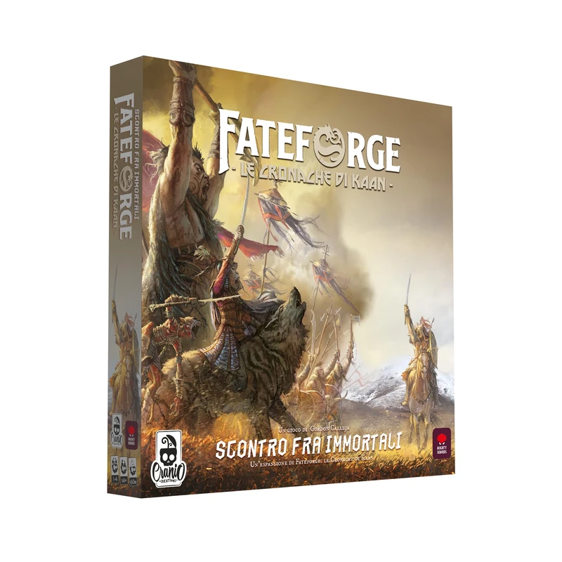 Cranio Creations Fateforge - Clash of Immortals - The New Immortal Campaign - 1-4 Players, 60 Min - Expert Game - Age 14+, Expansion, Italian Edition