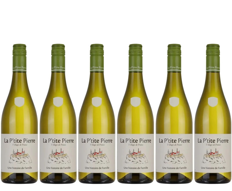La P'tite Pierre - Fresh & Crisp French White Wine (6 x 0,75 L)