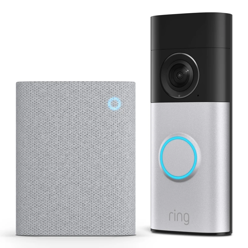 Ring Wired Video Doorbell Plus + Chime (3rd Gen) - 2K Video
