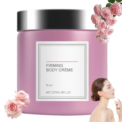 Cham-pagne Lifting Body Cream,Firming Body Cream,Cham-pagne Body Firming Cream,Skin Tightening Lotion for Crepey & Loose Skin,Intensive Body Skin Care Treatment,Hydrating Firming Cream(Rose)