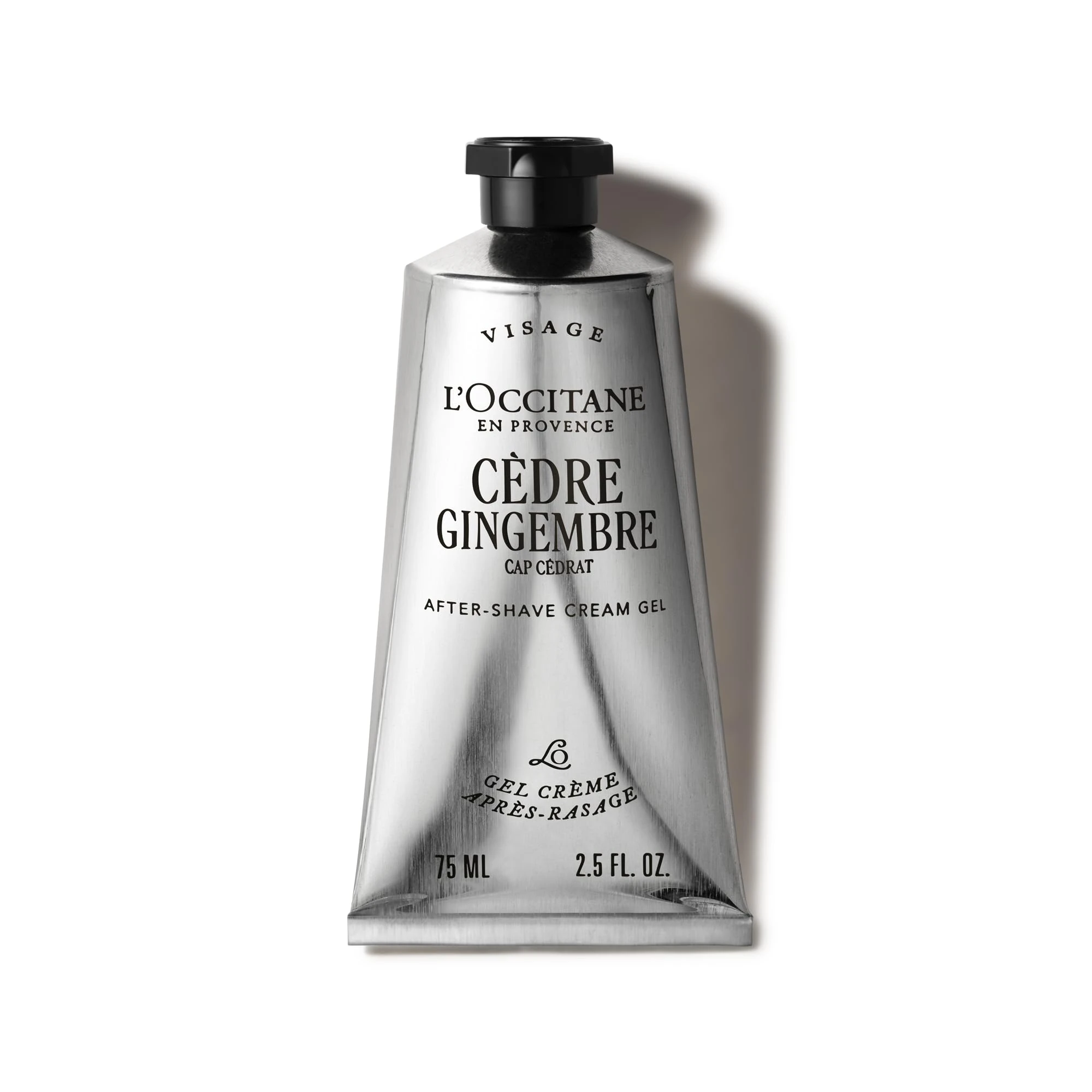 L'OCCITANE Cèdre Gingembre (Formerly Cap Cedrat) After-Shave Cream Gel 75ml, Refreshing & Hydrating Cream with Cedarwood & Ginger, Premium & Clean Beauty for Men