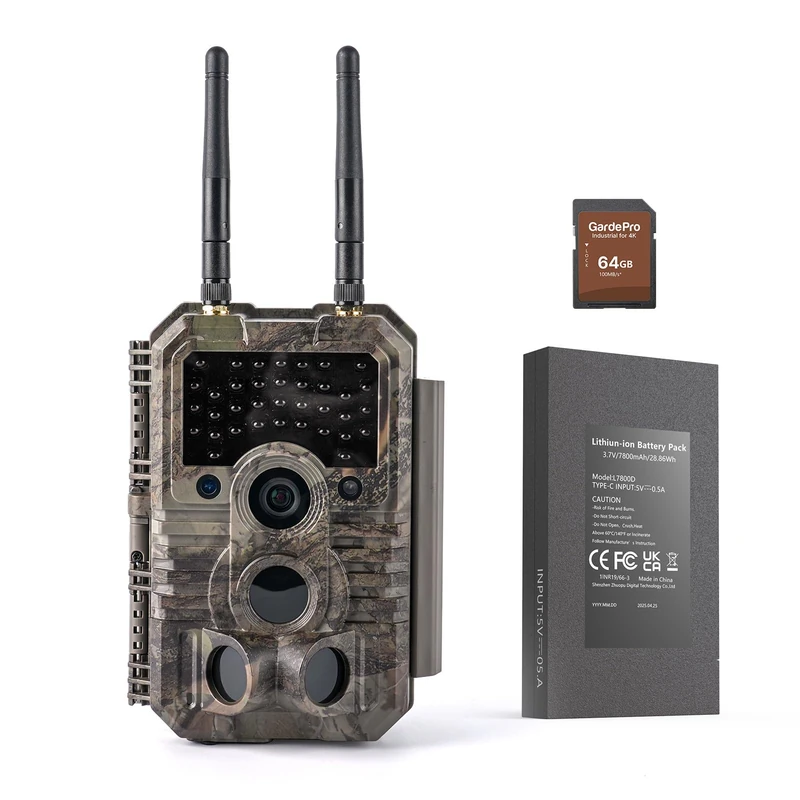 GardePro E9 2.0 Pro Trail Camera with 64 GB SD-Karte - Image 1