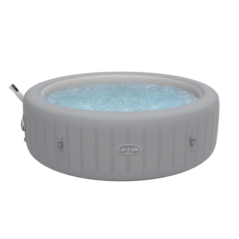 Lay-Z-Spa Grenada MaxHold EnergySense UltraFit Smart AirJet Inflatable Hot Tub